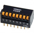 A6ER-2101 Переключатель: DIP-SWITCH; Кол-во секций:2; ON-OFF; 0,025A/24ВDC