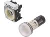 3SU1251-6AF24-1AA0 Индикаторная лампа; 22мм; Подсвет: LED; плоский; IP67; 230ВAC