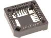 PLCC-28-SMD, Панелька: PLCC; PIN:28; фосфор-бронза; луженые; 1А; SMT, CONNFLY