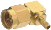 32S207-302L5, SMA Plug, Cable connector, SMA angled, Cable Mount, Right Angle, Rosenberger connectors