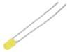 TLHY4400-MS12 LED; 3мм; желтый; 1,6-10мкд; 30°; Поверхность: выпуклая; Шаг:2,54мм