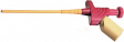 KLEPS 250 RED Clamp-type test probe diam. 4 mm red