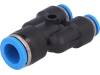 130611, Тройник; редукционный, быстроразъемный; -95?6бар; Мат-л: полимер, Festo