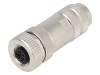 22260646 Вилка; M12; PIN:5; "мама"; код B-Profibus; на провод; IP67; прямой