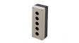 FB3W-512Z Switch Enclosure, 5 Mounting Holes, Beige, IDEC HW/XW Series
