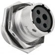 RT0714-2SNH Jam nut receptacle 2x2P