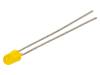 LTL-42NSV8D, LED; 3мм; желтый; 3,8-30мкд; 100°; Поверхность: выпуклая, LITE-ON