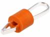 5013, Измерительный клипс; оранжевый; Монтаж: на плату; 3,17мм, Keystone