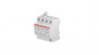 2CTB803973R0500 Surge Arrester, 4 Poles, 40kA, DIN Rail Mount
