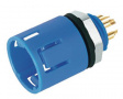 99 9207 060 03 Panel mount plug 3-pole blue Pole no.=3