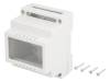 Z100JFP ABS V0 Корпус: на DIN-рейку; Х:69,8мм; Y:89мм; Z:64,6мм; ABS; серый