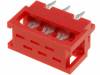 TMM-2-0-06-2 Вилка; Micro-MaTch; PIN:6; IDC, THT; на плату, на шлейф; 30В; 1А