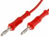 2019-100-RT, Измерительный провод; силикон; 1м; красный; 20А; 70ВDC; 33ВAC, Electro-PJP