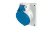 1637 CEE Socket 4P 4mm² 16A IP44 230V Blue