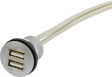09454521950 Double USB Jack A, 4