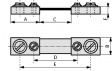 BLOCK SHUNT 10A/50MV Шунт 10 A, 50 mV, класс 1.0