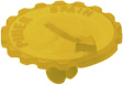 5371 YELLOW Рифленая ручка для триммера PT 15 желтый