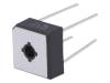 MP608 Однофазный выпрямительный мост; Urmax:800В; If:6А; Ifsm:175А