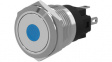 82-6153.2226 Push-button Switch, vandal proof stainless steel 22 mm 240 VAC 3 A 1 change-over
