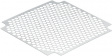 LEB-80-RE-35 Screening plate 80 x 80 mm Refined steel V2a 80 x 80 mm