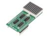 7X10 G CLICK Click board; LED-матрица; SPI; CD4017BM,SN74HC595,ULN2003