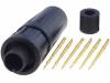 EN2C6M26G1 Разъем: круглый; Серия: EN2; вилка; "папа"; Покрытие: позолота; 3А