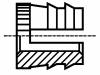 M5/BN1050, Втулка резьбовая; латунь; M5; BN:1050, BOSSARD