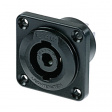 NLT4MP-BAG Built-in plugs Speakon stx black, 4 poles