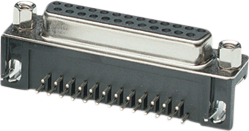 10309F832-VI-LF, D-Sub female 9 female solder pcb tht/90deg., Chin Shong