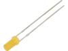 OSO5JA3NE4A LED; 3мм; оранжевый; 100-150мкд; 140°; Поверхность: плоская
