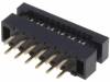 DS1018-02-12B2 Переходной разъем; PIN:12; THT; на шлейф; 1мм; Ш.контактов:2мм