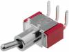 IC1101T2B4M6QE Переключатель: тумблер; 2; SPDT; ON-ON; 5A/125ВAC; 5A/28ВDC