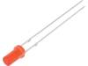 OSR5JA3NE4A LED; 3мм; красный; 68-100мкд; 140°; Поверхность: плоская