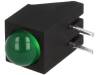 L-73CB/1GDA LED; в корпусе; Кол-во диод:1; 4,8мм; THT; зеленый; 8-20мкд; 60°