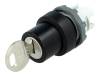 1SFA611285R1001 Переключатель: поворотный с ключом; 3; 22мм; черный; IP66; O22,5мм