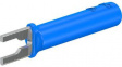 23.0480-23 Cable Lug Adapter _4mm Blue 20A 1kV Nickel-Plated