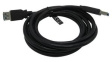 RND 765-00086 USB 3.0 A Plug to USB 3.0 A Socket Cable 1.8m Black