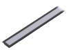 GROOVE14 F/Y BK 1M SET STD Профиль для LED модулей; молочный; встраиваемый; черный; L: 1м