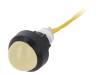LY-D20H-230AC, Индикат.лампа: LED; выпуклый; 230ВAC; Отв: O13мм; провода 300мм, POLAM-ELTA