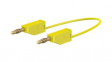 28.0073-02524 Test Lead, Yellow, 250mm, Brass