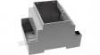 CNMB/4/2 DIN Rail Module Box Size 4 Open Top Both Sides Open 71x90x58mm Light Grey Polyca