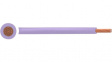 RND 475-00861 [100 м] Flexible Stranded Wire PVC, 6mm?, Bare Copper, Violet, H07V2-K, 100m