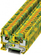 3211822 PT 6-PE ground modular terminal block yellow / green 0.5...6 mm2