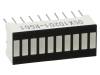 OSX10201-RGG1 Дисплей: LED; шкала; красный (4х) / зеленый (6х)