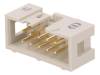 09185107324, Гнездо; IDC; "папа"; PIN:10; прямой; с низкми профилем; THT; 2,54мм, Harting