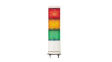 XVC6B35SK Stacking Beacon, Base Mount, Red/Orange/Green, Harmony XVC, Continuous/Intermittent, 24VAC/DC, White, Base Mount