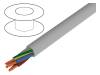 11036 Wire; stranded; Cu; JB-500; 8G0,75mm2; unshielded; grey; PVC