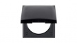 918282510 Cover Frame Matte with Protective Cover INTEGRO Flush Mount 59.5 x 59.5mm Black