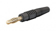 64.1020-21 In-Line Test Plug \x1a4mm Black 32A 30V Gold-Plated