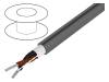 5002C SL005, Провод; многопров; Cu; Xtra Guard® 1; 2x22AWG; темно-серый; ПВХ, Alpha Wire